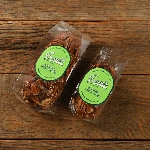 Pecan Caramel Logs, Pecan Caramel Logs: Vande Walle's Candies