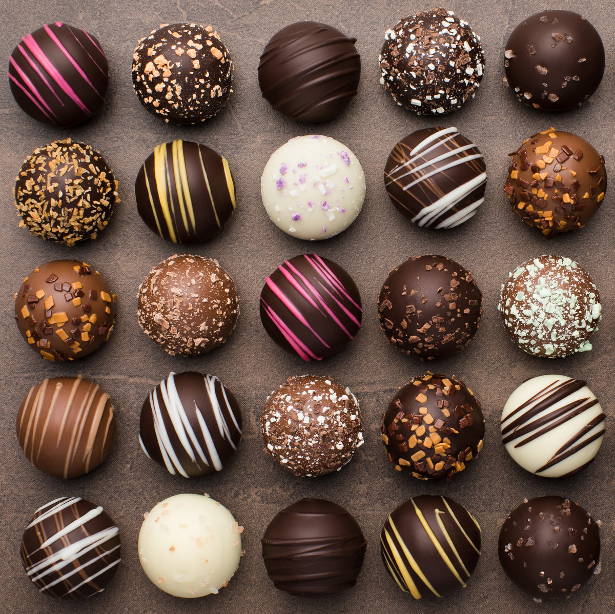 Luminous Paisley - Assorted Truffles - 14 pc