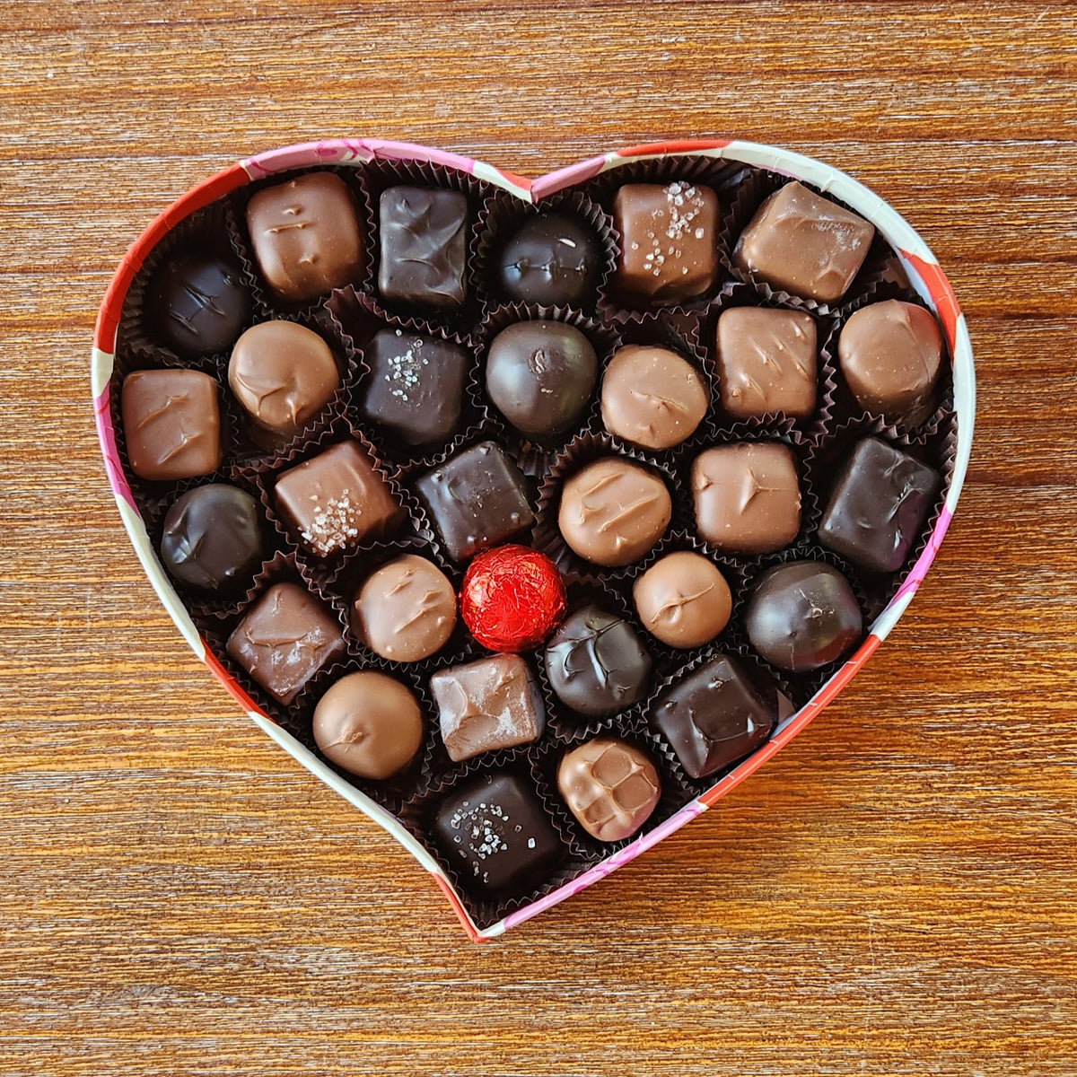 Asymmetrical Heart - Assorted Chocolates