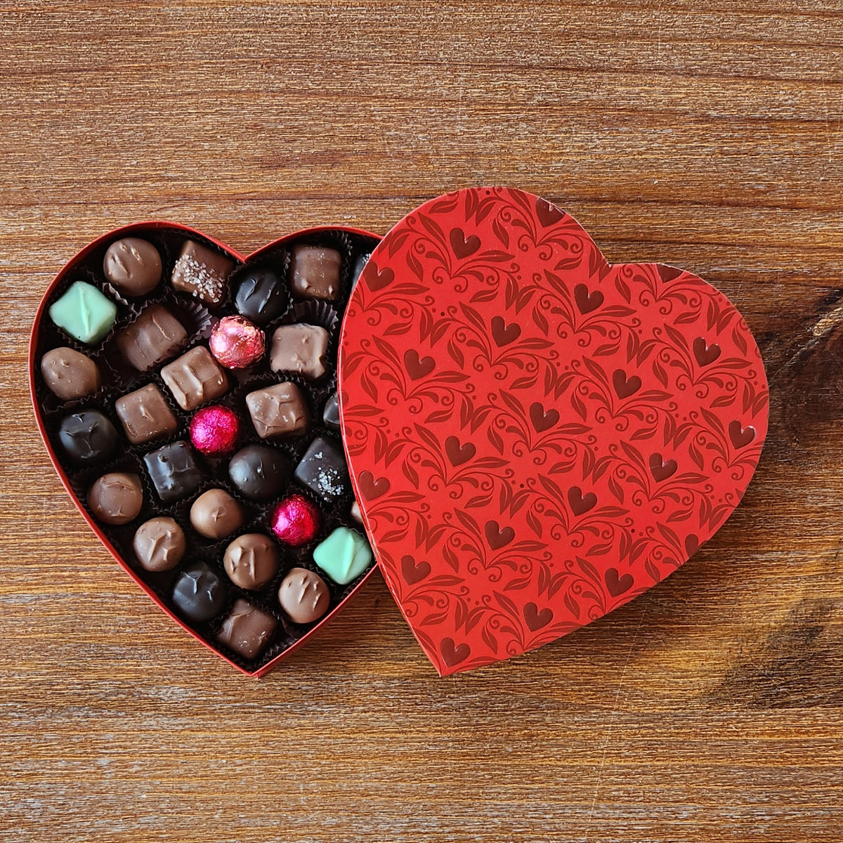 With Love Heart - Assorted Chocolates - 20 oz